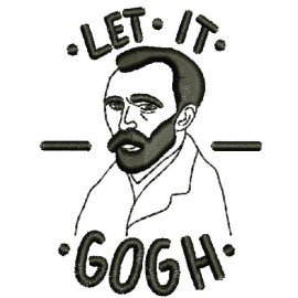 Matriz de bordado Van Gogh 001