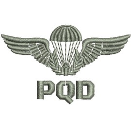 Matriz de bordado Smbolo Paraquedista