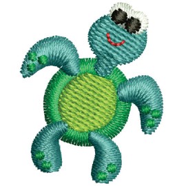 Matriz de bordado Tartaruga Miniatura