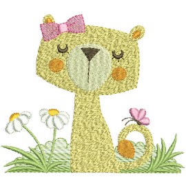 Matriz de bordado Leoa