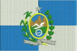 Matriz de bordado Bandeira Rio de Janeiro