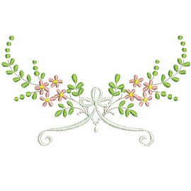 Matriz de bordado Raminho de Floral