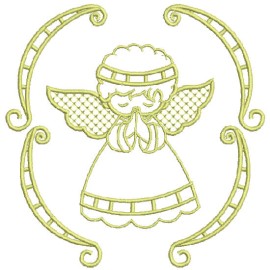 Matriz de bordado Anjinho