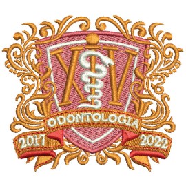 Matriz de bordado Bras�o Odontologia 2017 - 2022