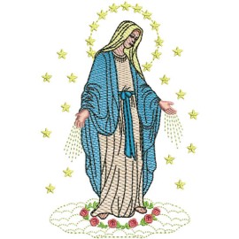 Matriz de bordado Nossa Senhora das Gra�as