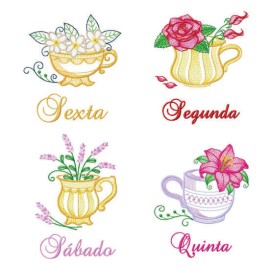 Matrizes de bordado X�cara Semaninha 01