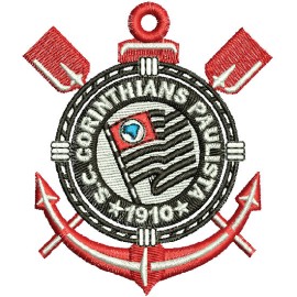 Matriz de bordado Logo Corinthians Paulista