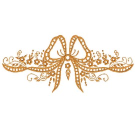 Matriz de bordado La�o Detalhado