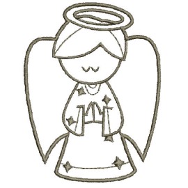 Matriz de bordado Anjinho orando