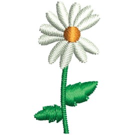 Matriz de bordado Margarida Miniatura