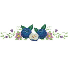 Matriz de bordado Barrinha Mirtilo