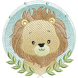 Matriz de bordado Leo Moldura