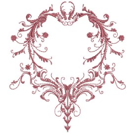 Matriz de bordado Moldura 006