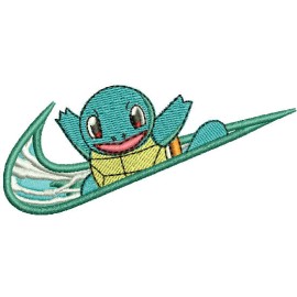 Matriz de bordado Pok�mon Zenigame/Squirtle Nike