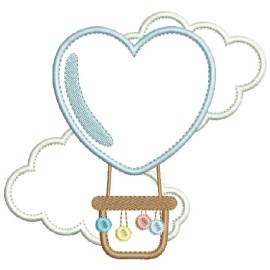 Matriz de bordado Bal�o Aplique