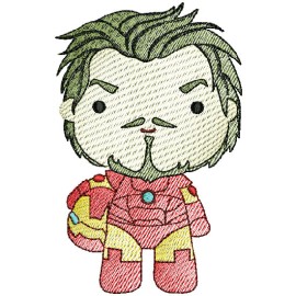 Matriz de bordado Homem de Ferro