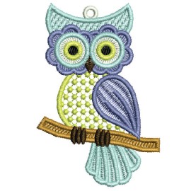 Matriz de bordado Coruja 05