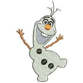 Matriz de bordado desenho Olaf Elsa