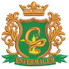 Matriz de bordado Bras�o Enfermagem