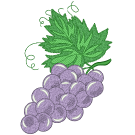 Matriz de bordado Cacho de Uvas