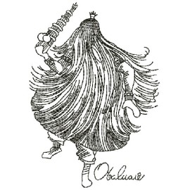 Matriz de bordado Orix� Obalua�