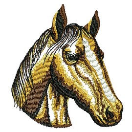  Matriz de bordado Cavalo detalhado 01