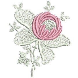 Matriz de bordado Flor