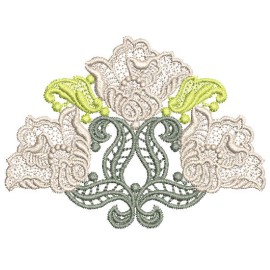 Matriz de bordado Flores 
