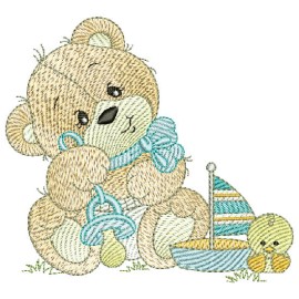 Matriz de bordado Ursinho Brinquedo
