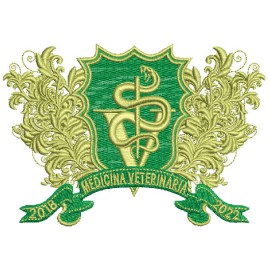 Matriz de bordado Braso Medicina Veterinria