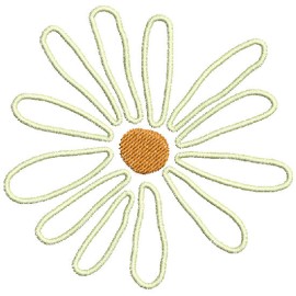 Matriz de bordado Flor Vazada