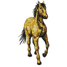 Matriz de bordado Cavalo detalhado 05