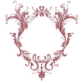Matriz de bordado Moldura 005