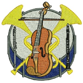 Matriz de bordado Instrumentos Musicais