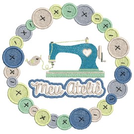 Matriz de bordado Meu Ateli�