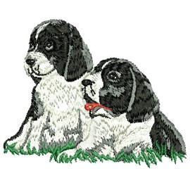 Matriz de bordado Cachorro detalhado 01