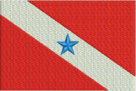Matriz de bordado Bandeira Par�