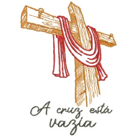 Matriz de bordado A Cruz Est� Vazia