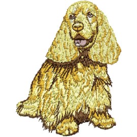 Matriz de bordado Cachorro detalhado 03