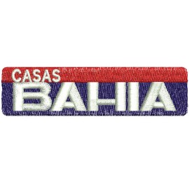 Matriz de bordado Logo Casas Bahia