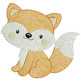 Matriz de bordado Raposa 002