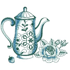 Matriz de bordado Hora do Ch 002