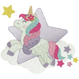 Matriz de bordado Unicrnio