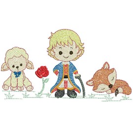 Matriz de bordado Pequeno Pr�ncipe