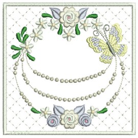 Matriz de bordado Arco Moldura