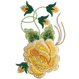 Matriz de bordado Flores 010