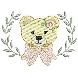 Matriz de bordado Ursa e Louro