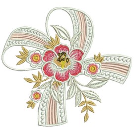 Matriz de bordado Flores 013