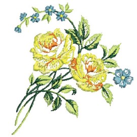 Matrizes de bordado Florais 02