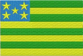 Matriz de bordado Bandeira Goi�s